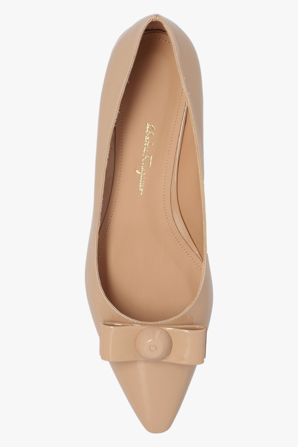 Ferragamo flower hotsell heel flat